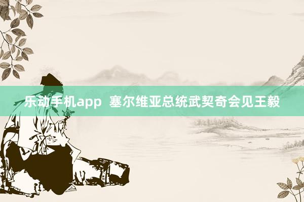 乐动手机app  塞尔维亚总统武契奇会见王毅