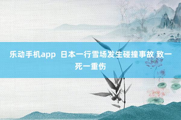 乐动手机app  日本一行雪场发生碰撞事故 致一死一重伤