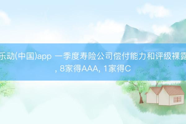 乐动(中国)app 一季度寿险公司偿付能力和评级裸露， 8家得AAA，<a href=